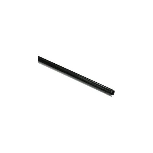 Gardinia Chicago Gardinenstange mit einem Innenlauf, Ø 20 mm, Metall, Länge 120 cm, Schwarz