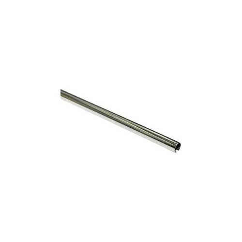 Gardinia Chicago Gardinenstange mit einem Innenlauf, Ø 20 mm, Metall, Länge 120 cm, Chrom