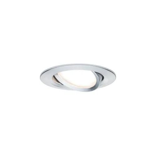 Paulmann Nova Coin Einbauleuchte, dimmbar, IP23, schwenkbarer LED-Einbaustrahler, Alu, einzeln