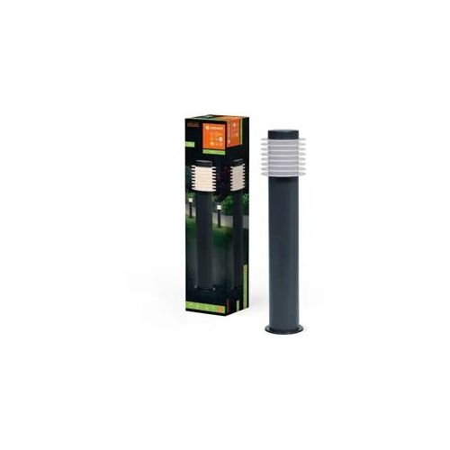 LEDVANCE LED Pollerleuchte Endura Hybrid Rondo, wetterfeste 12 V Wegleuchte aus Stahl, dunkelgrau