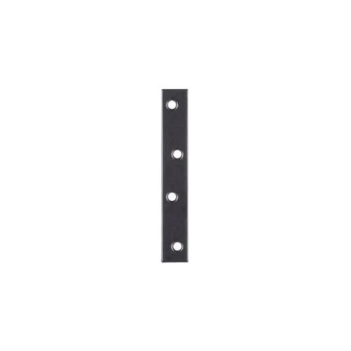 Alberts 100x Flachverbinder verzinkt | kunststoffbeschichtet | Lochblech Metall | 100 x 15 x 1,75 mm