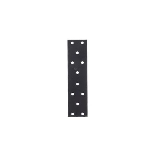 Alberts 50x Lochplatte | kunststoffbeschichtet | Lochblech Metall | Flachverbinder | 155 x 40 x 2 mm