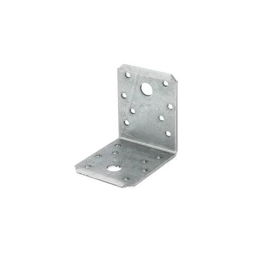 Alberts 6x Winkelverbinder, verzinkt, 70x70x55 mm, Holzverbinder zum Aufschrauben, Großpack 6 Stück