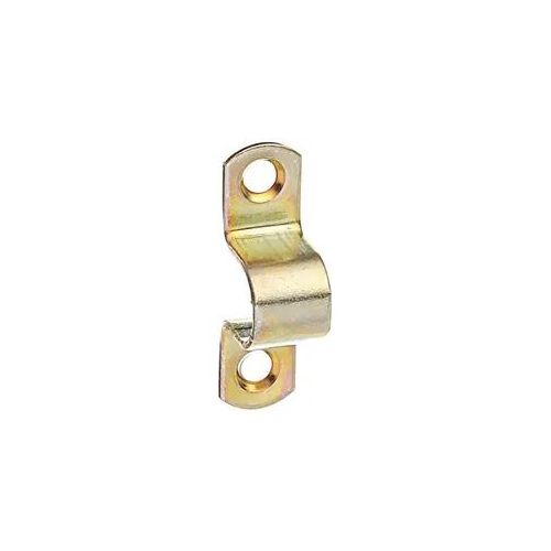 Alberts 50x Schlaufe versenkte Schraublöchern, 9x12 mm, Gesamt 37x10 mm, Stahl galvanisch verzinkt