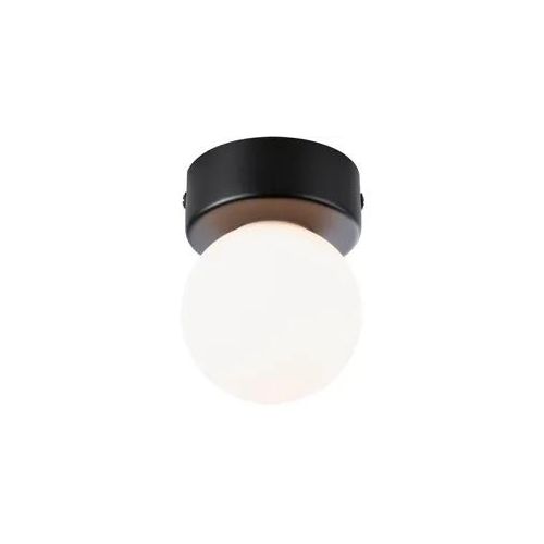 Paulmann LED Deckenleuchte Gove, IP44, G9, 230V, dimmbar, Satin, spritzwassergeschützt, Schwarz, 1x