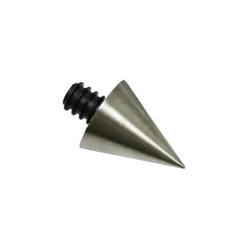 Gardinia New York Endknöpfe aus Edelstahl, Ø 12 mm, verschiedene Formen, Gardinenstangen-Endstücke