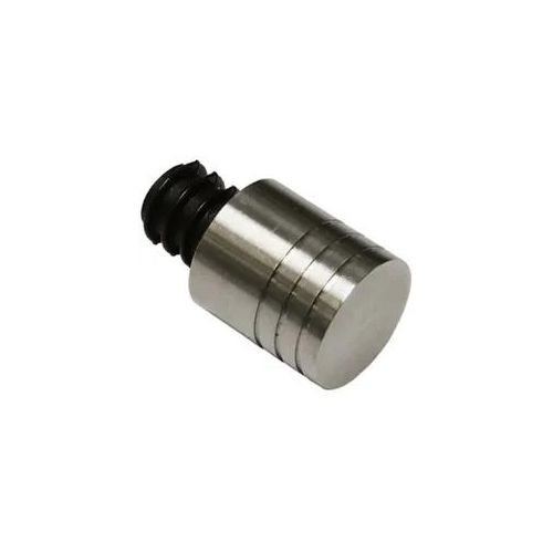 Gardinia New York Endknöpfe aus Edelstahl, Ø 12 mm, verschiedene Formen, Gardinenstangen-Endstücke