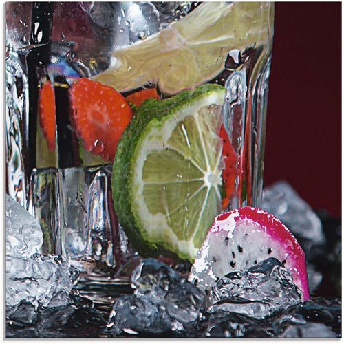 Artland Glasbild »Frischer Fruchtcocktail«, Getränke, (1 St.), in verschiedenen Grössen