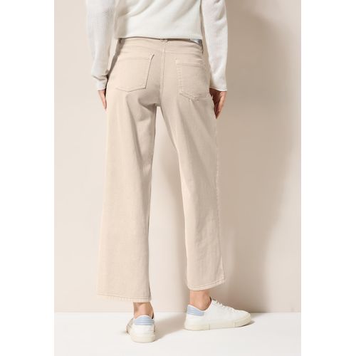 Loose-fit-Jeans CECIL, Damen, Gr. 32, Länge 28, jute beige, Jeans, 89% Baumwolle, 8% Polyester, 3% Elasthan, unifarben, casual, lang, Jeans, High Waist