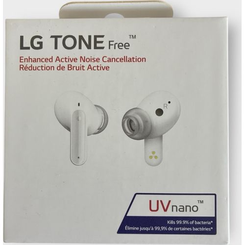 LG TONE Free DFP8W 8mm-Treiber ANC UV Nano weiß