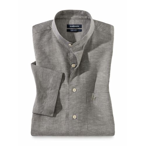 Stehkragen-Leinenhemd Image