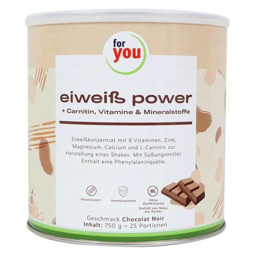 for you eiweiß power Chocolat Noir 750g