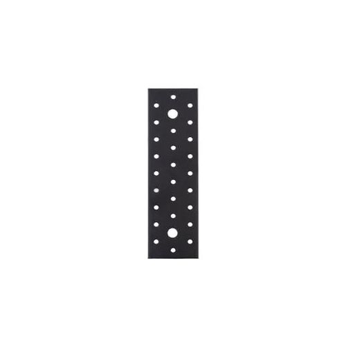 Alberts 25x Lochplatte | kunststoffbeschichtet | Lochblech Metall | Flachverbinder | 200 x 60 x 2 mm