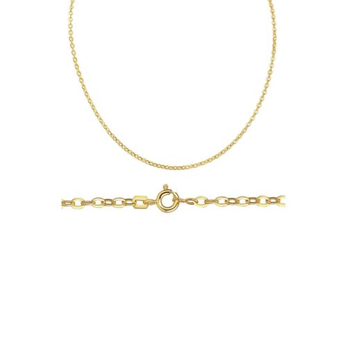 Collierkettchen FIRETTI "Schmuck Geschenk Gold 333 oder 585 Ankerkettengliederung 2,6 mm breit" Gr. 45, gold (gelbgoldfarben), Halsketten, Damen, 45, Gelbgold 585, B: 2,6mm, Made in Germany, B:2,6mm