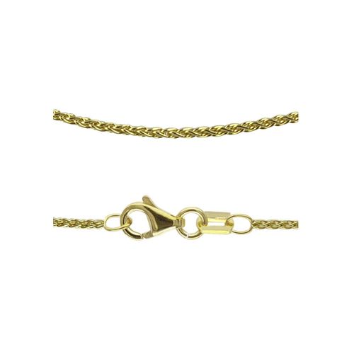 Collierkettchen FIRETTI "Schmuck Geschenk Gold 333 oder 585 Zopfkettengl. in mehreren Breiten" Gr. 45, gold (gelbgoldfarben), Halsketten, Damen, 45, Gelbgold 333, B: 1,2mm, Made in Germany, B:1,2mm
