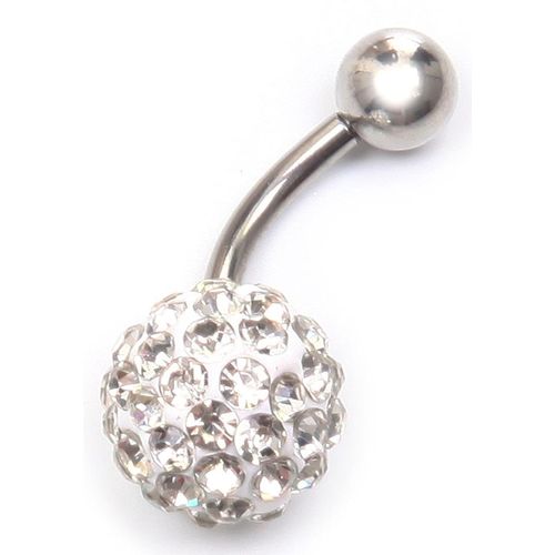 Firetti Bauchnabelpiercing »Schmuck Geschenk Piercing Körperschmuck Kugel«, mit Glasstein