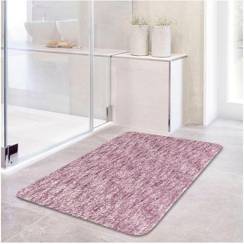 Badematte GRUND Gr. 1, lila (mauve), rechteckig (40cm x 50cm),, Badematten