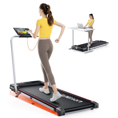 RUNimon RM01 Laufband, Walking Pad Laufband mit Neigung, 6 in 1 Laufband für Zuhause, 1-12km/h Klappbar Laufband, Fernbedienung und App,Geräuscharm