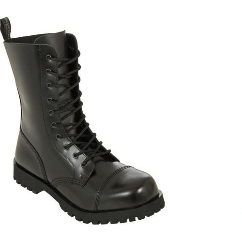 Boots & Braces - 10 Loch Stiefel Rangers Schwarz Größe 45 (UK11)