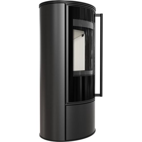 Kaminofen aus Stahl ERIK Ø 150 5,5 kW mit Türfeder