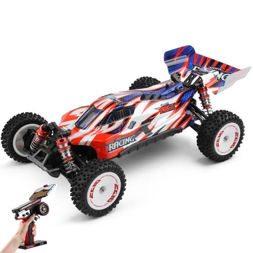 Wltoys 124008 RTR 1:12 4WD 3S Bürstenloses RC Auto 2,4G 60 km/h Off-Road Klettern RC-Truck Fahrzeuge Modelle Spielzeug mit 1x 1300MAH Batterie