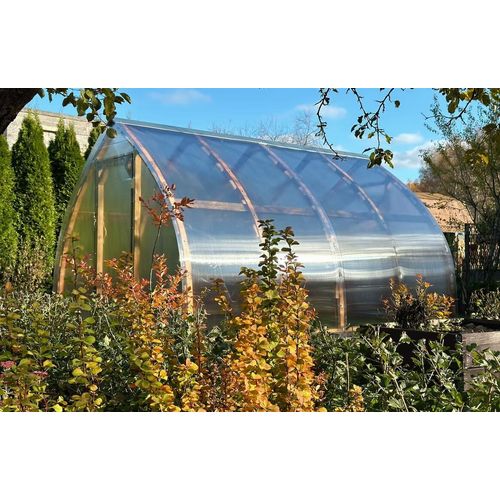 Garten Dream Holz Gewächshaus 3.5x10M mit 10mm polycarbonat und Holz fundament