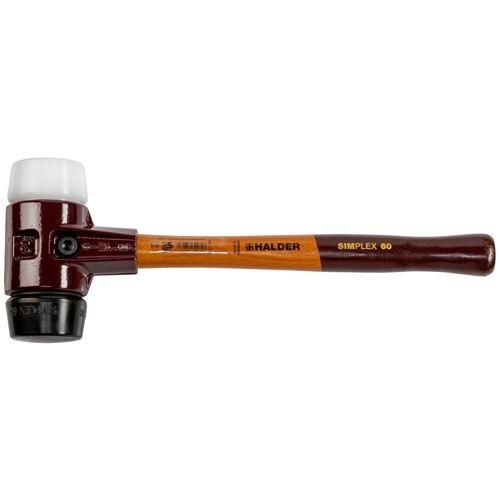 Halder SIMPLEX-Schonhammer 60 GUMMIK./SUPERPL. TE SIMPL