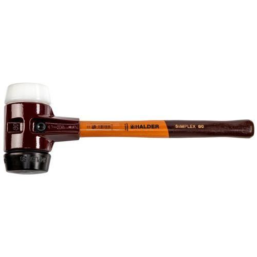 Halder SIMPLEX-Schonhammer 80 GUMMIK./SUPERPL. TE SIMPL