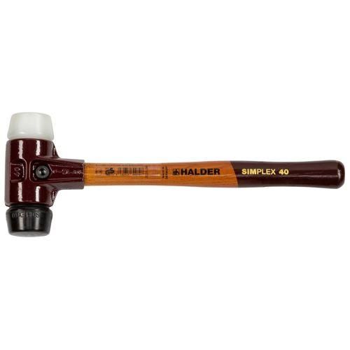 Halder SIMPLEX-Schonhammer 40 GUMMIK./NYLON TE SIMPLEX-