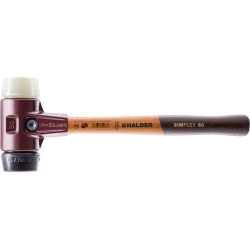 Halder SIMPLEX-Schonhammer 50 GUMMIK./NYLON TE