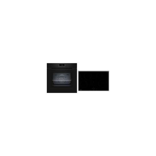 BTX48PIB0, Backofen-Set schwarz/edelstahl