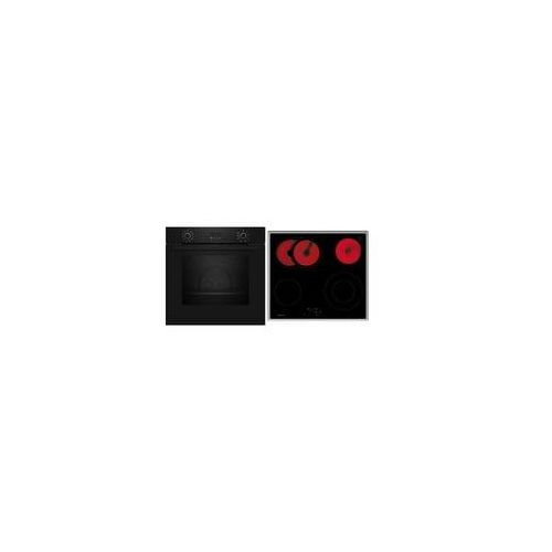 BX46PB0, Backofen-Set schwarz/edelstahl