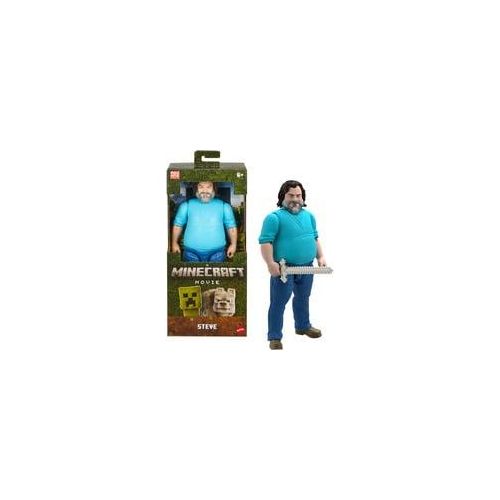 Minecraft Movie große Steve-Actionfigur, Spielfigur 30 cm große Sammelfigur