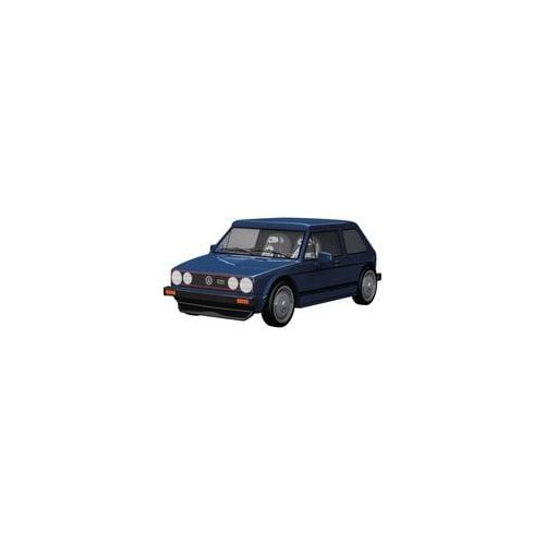 Volkswagen Golf GTI (1976-1983), Konstruktionsspielzeug blau, Maßstab 1:35