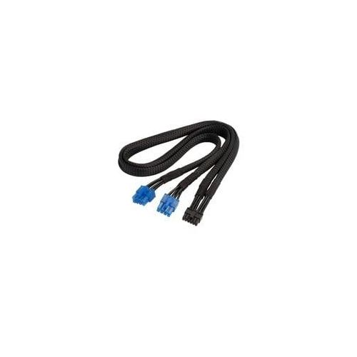 Stromkabel SST-PP12-PCIE schwarz, 55cm