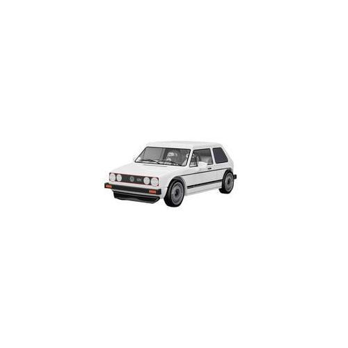 Volkswagen Golf GTI (1976-1983), Konstruktionsspielzeug weiß, Maßstab 1:35