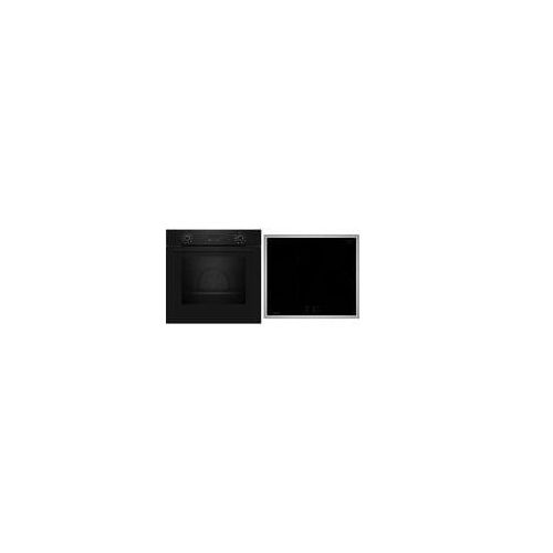 BX46PIB0, Backofen-Set schwarz/edelstahl