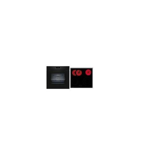 BTX46PB0, Backofen-Set schwarz/edelstahl