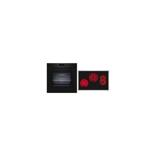 BTX48PB0, Backofen-Set schwarz/edelstahl
