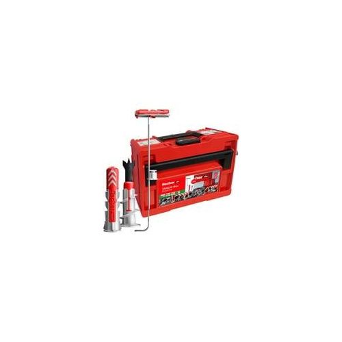 Dübel DuoLine Tanos-Box M173 hellgrau/rot, 713-teilig