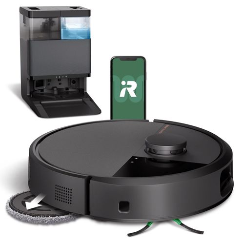 Roomba Plus 505 Combo-Roboter + AutoWash Dock | Schwarz | iRobot