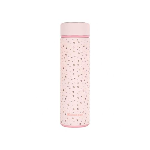 Kikkaboo Isolierflasche Savanna 500 ml, Thermoskanne, Auslaufsicher, Teesieb pink