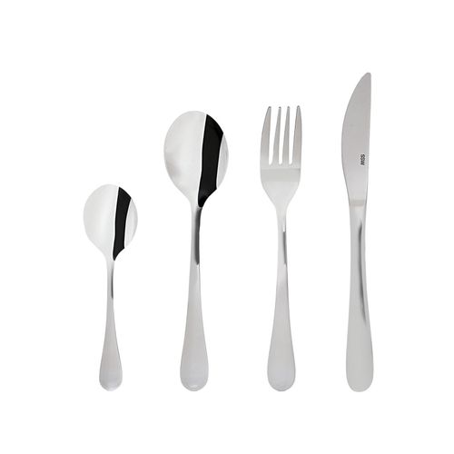 SSW Trend Besteckset Edelstahl 24 teilig Essbesteck Set Service für 6 Personen
