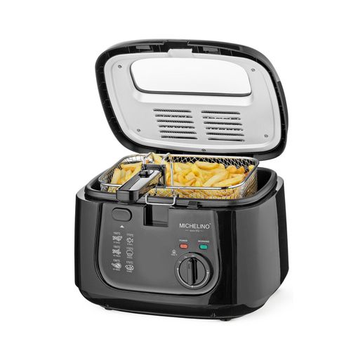 Michelino Fritteuse 2,5 Liter 1800W Schwarz