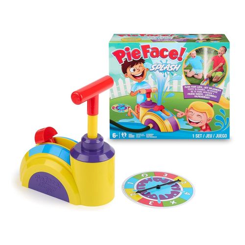 Hasbro - SOAK-7250 - Pie Face! Splash Wasserspielzeug Wassersprinkler Sprenkler Sommer Kinder