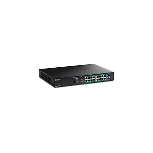 TRENDnet TPE-TG182ES - Version v1.0R - Switch - EdgeSmart - Smart - 16 x Gigabit Ethernet + 2 x Gigabit SFP