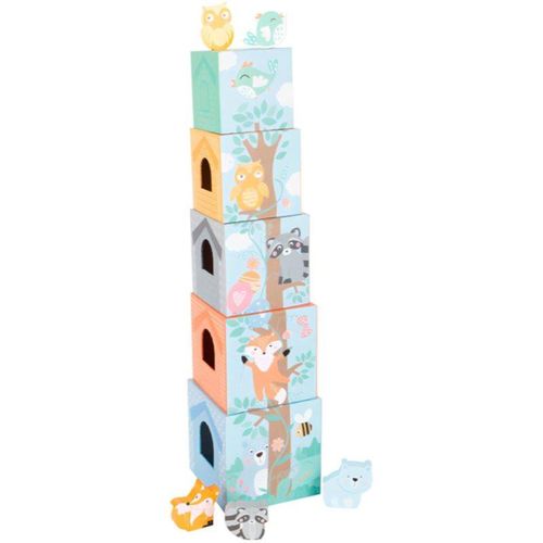 Small foot Stacking Tower Pastel Animals stackable tower 12m+ 10 pc