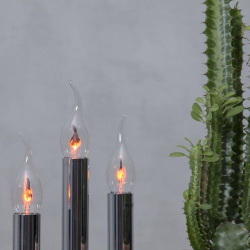 LED-Windstoßkerzenlampe E14 3W Flammeneffekt