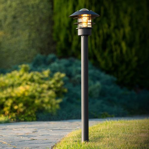 Pollerleuchte Zico aus Aluminium, schwarz