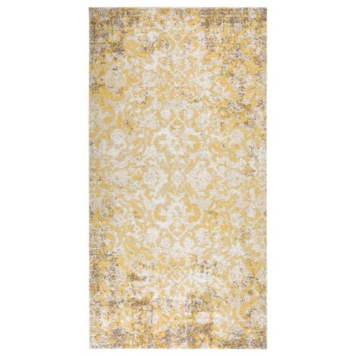 Outdoor-Teppich Flachgewebe | Farbe: Gelb | Größe: 80 x 150 cm